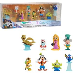 Disney 100 Collection Figure 8 pcs Pack - Laughter Limited Edition Toys Ages 3+